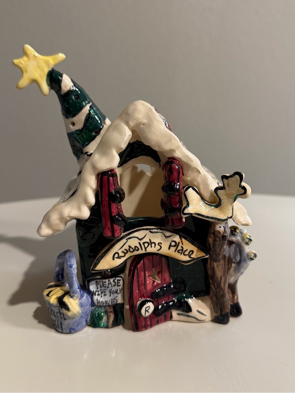 Blue Sky Rudolph's Place 2001 - HOUSE & ORIGINAL BOX ONLY (No Base)